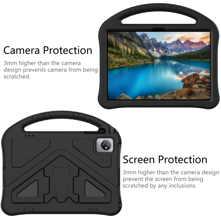 For Blackview OSCAL Pad 60 2022 EVA Shockproof Tablet Case with Holder(Black) - Others by buy2fix | Online Shopping UK | buy2fix