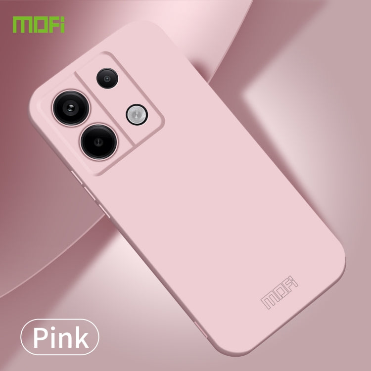 For Xiaomi Redmi Note 13 MOFI Qin Series Skin Feel All-inclusive PC Phone Case(Pink) - Note 13 Cases by MOFI | Online Shopping UK | buy2fix