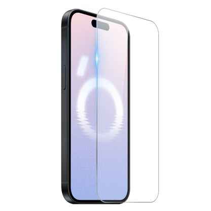 For iPhone 16 Plus NORTHJO 3 in 1 TPU Phone Case with Screen Film and Lens Film(Clear) - iPhone 16 Plus Cases by NORTHJO | Online Shopping UK | buy2fix