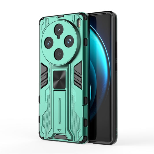 For vivo X100 Pro Supersonic Armor PC Hybrid TPU Phone Case(Green) - X100 Pro Cases by imak | Online Shopping UK | buy2fix