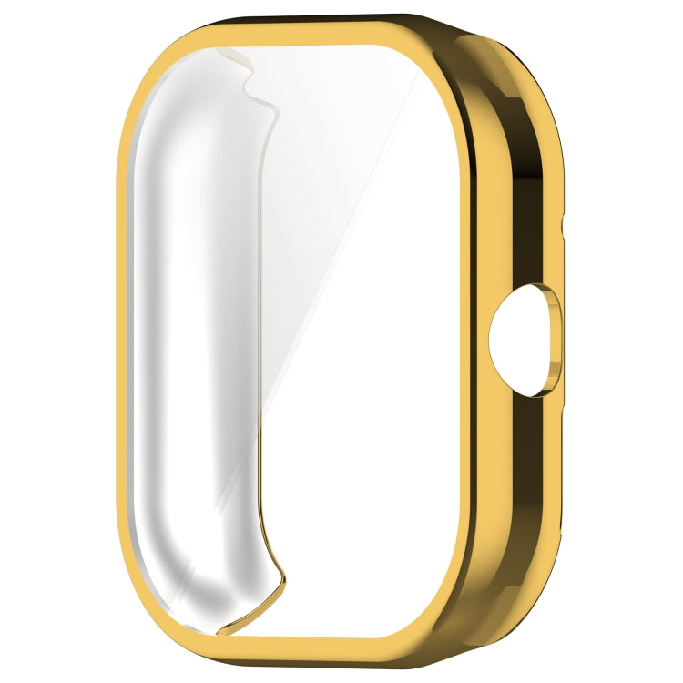 For Redmi Watch 4 Full Package TPU Electroplated Watch Protective Case(Gold) - Watch Cases by buy2fix | Online Shopping UK | buy2fix