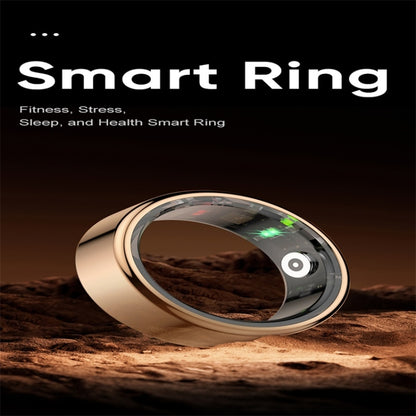 R02 SIZE 10 Smart Ring, Support Heart Rate / Blood Oxygen / Sleep Monitoring / Multiple Sports Modes(Black) - Smart Rings / Smart Telephones by buy2fix | Online Shopping UK | buy2fix