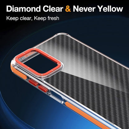 For Motorola Moto G Play 2024 Dual-Color Carbon Fiber Acrylic Hybrid TPU Phone Case(Black) - Motorola Cases by buy2fix | Online Shopping UK | buy2fix