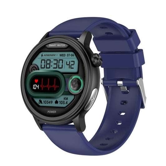 ET470 1.39 inch Color Screen Smart Watch Silicone Strap, Support Bluetooth Call / ECG(Blue) - Smart Watches by buy2fix | Online Shopping UK | buy2fix