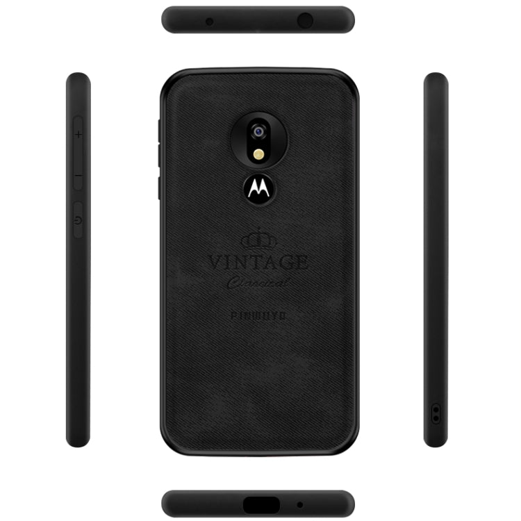 PINWUYO Shockproof Waterproof Full Coverage PC + TPU + Skin Protective Case for Motorola Moto G7 Play (Eurasian Version)(Brown) - Motorola Cases by PINWUYO | Online Shopping UK | buy2fix