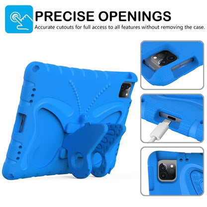 For iPad Air 11 2024 Butterfly Bracket EVA Shockproof Tablet Case(Blue) - iPad Air 11 2024 Cases by buy2fix | Online Shopping UK | buy2fix