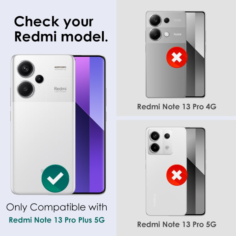 For Xiaomi Redmi Note 13 Pro+ 5G NORTHJO Camera LensCD Vein Metal Ring Tempered Glass Film(Silver) -  by NORTHJO | Online Shopping UK | buy2fix