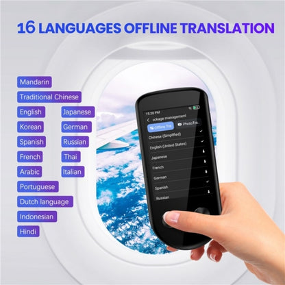 V600S WiFi AI Smart Translator 3.5-inch Touch Screen Voice Translator Offline Photo Translation -  by buy2fix | Online Shopping UK | buy2fix