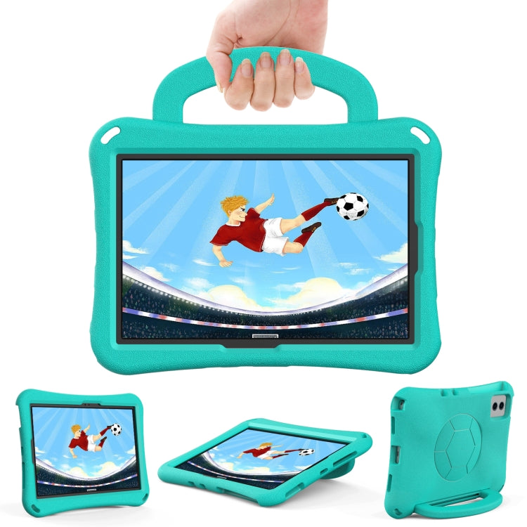 For Lenovo Tab M11 / Xiaoxin Pad 11 2024 Handle Football Shaped EVA Shockproof Tablet Case(Mint Green) - Lenovo by buy2fix | Online Shopping UK | buy2fix