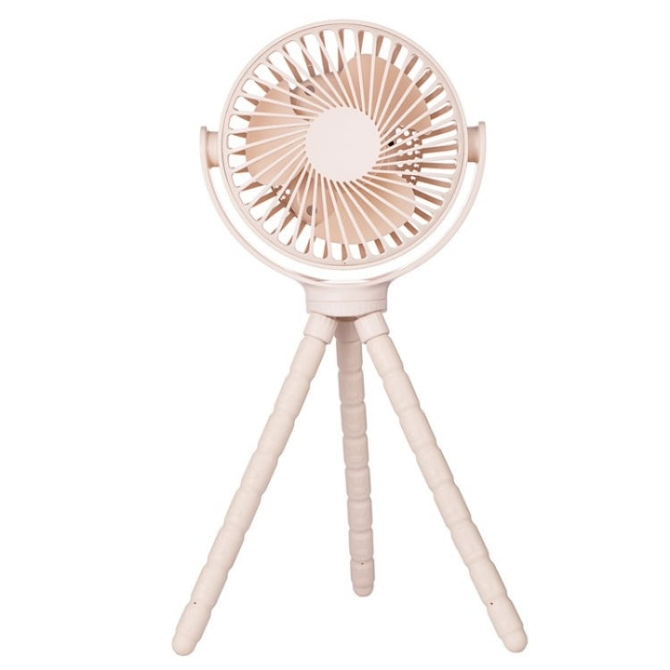 WX1020 Portable Handheld Summer Fan Flexible Octopus Tripod Baby Stroller Desktop Fan(Pink) - Electric Fans by buy2fix | Online Shopping UK | buy2fix