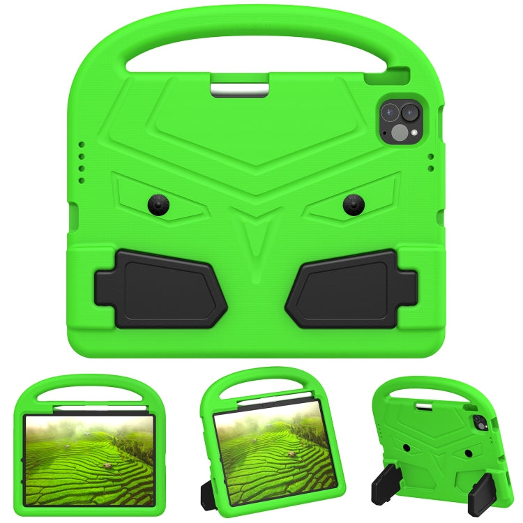 For iPad Air 11 2024 Sparrow Style Shockproof Kickstand EVA Tablet Case(Green) - iPad Air 11 2024 Cases by buy2fix | Online Shopping UK | buy2fix