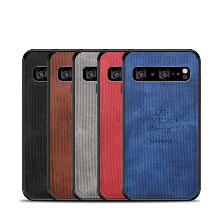 PINWUYO Shockproof Waterproof Full Coverage PC + TPU + Skin Protective Case for Galaxy S10 5G(Gray) - Galaxy Phone Cases by PINWUYO | Online Shopping UK | buy2fix