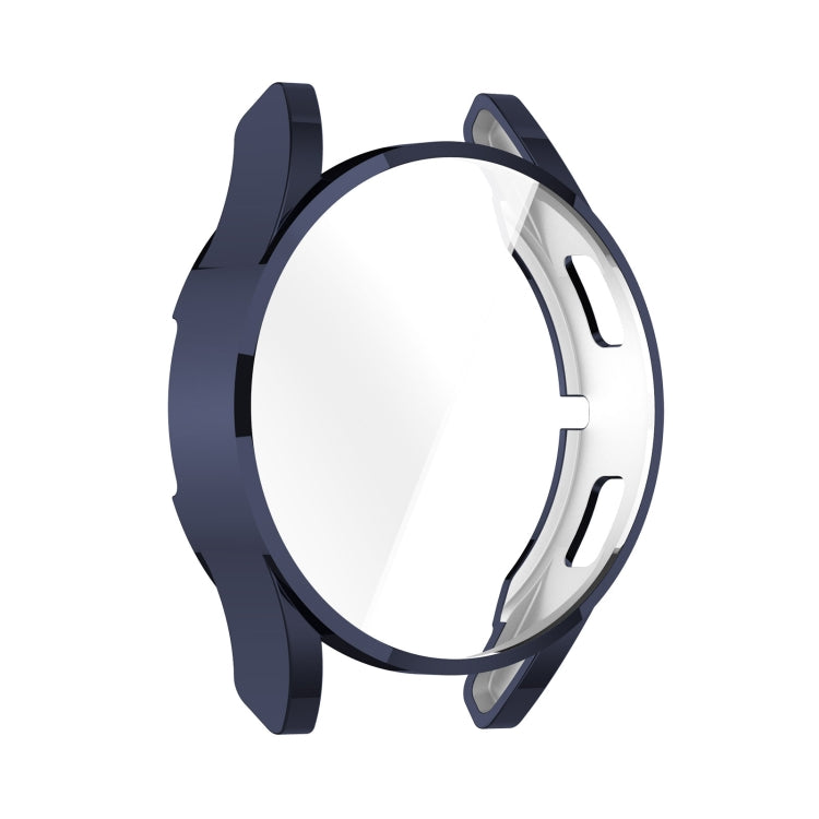 For Samsung Galaxy Watch FE 40mm Full Coverage TPU Electroplated Watch Protective Case(Dark Blue) - Watch Cases by buy2fix | Online Shopping UK | buy2fix
