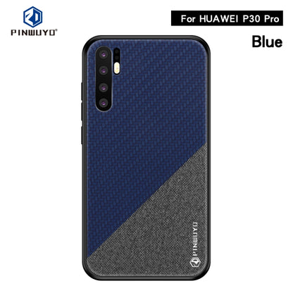 PINWUYO Honors Series Shockproof PC + TPU Protective Case for Huawei P30 Pro(Blue) - Huawei Cases by PINWUYO | Online Shopping UK | buy2fix