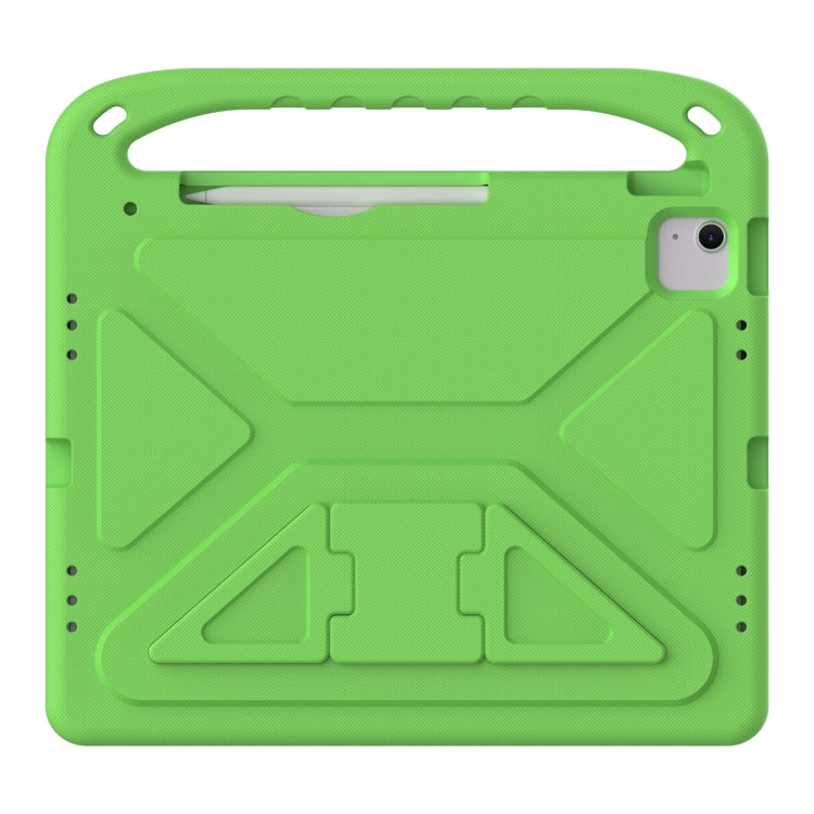 For iPad Air 13 2024 Handle EVA Shockproof Tablet Case with Holder(Green) - iPad Air 13 2024 Cases by buy2fix | Online Shopping UK | buy2fix