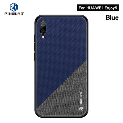 PINWUYO Honors Series Shockproof PC + TPU Protective Case for Huawei Enjoy 9 (Global Official Version) / Y7 Pro 2019(Blue) - Huawei Cases by PINWUYO | Online Shopping UK | buy2fix