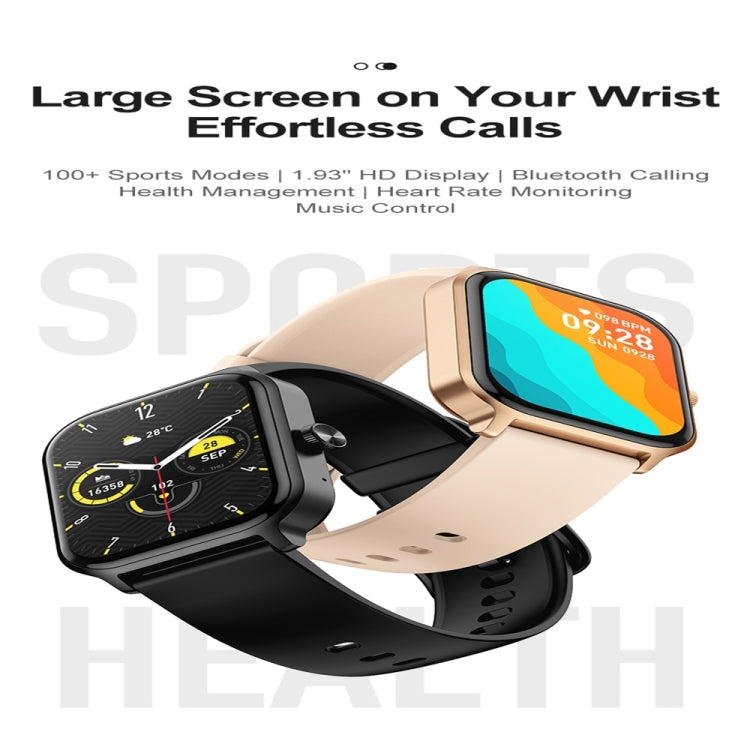 P85 1.93 inch Color Screen Smart Watch, Support Bluetooth Call / Health Monitoring(Blue) - Smart Watches by buy2fix | Online Shopping UK | buy2fix