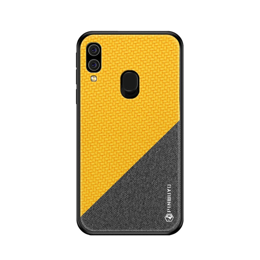 PINWUYO Honors Series Shockproof PC + TPU Protective Case for Galaxy A40(Yellow) - Galaxy Phone Cases by PINWUYO | Online Shopping UK | buy2fix