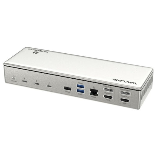 WAVLINK UTD41 PRO RJ45 / Audio / SD Card Reader 15-in-1 Thunderbolt 4 Docking Station, Plug:AU Plug -  by WAVLINK | Online Shopping UK | buy2fix