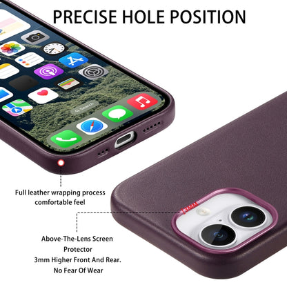 For iPhone 16 Plus Electroplated Metal Button Shockproof Phone Case(Purple) - iPhone 16 Plus Cases by buy2fix | Online Shopping UK | buy2fix