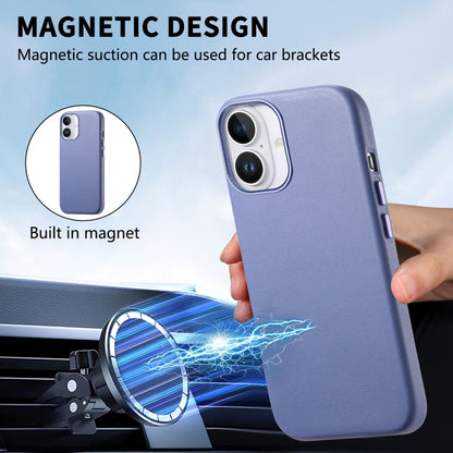 For iPhone 16 Electroplated Metal Button Shockproof Phone Case(Blue) - iPhone 16 Cases by buy2fix | Online Shopping UK | buy2fix