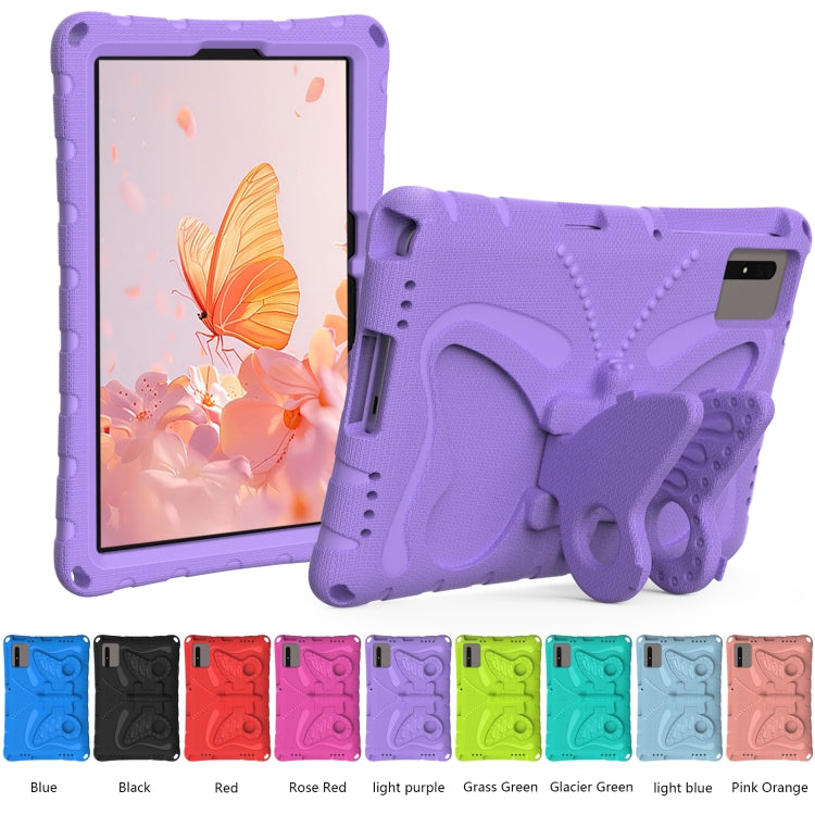 For Huawei MatePad SE 11 2024 Butterfly Bracket EVA Shockproof Tablet Case(Light Purple) - Huawei by buy2fix | Online Shopping UK | buy2fix