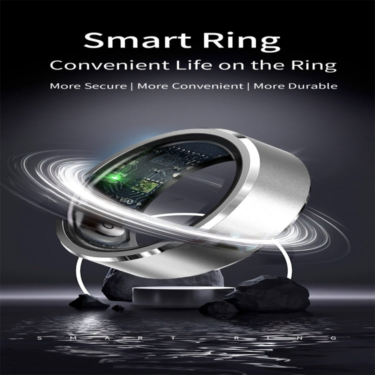 R5 SIZE 11 Smart Ring, Support Health Monitoring / Multiple Sports Modes(Silver) - Smart Rings / Smart Telephones by buy2fix | Online Shopping UK | buy2fix