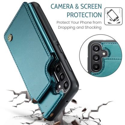 For Samsung Galaxy A16 5G CaseMe C22 Card Slots Holder RFID Anti-theft Phone Case(Green) - Galaxy Phone Cases by CaseMe | Online Shopping UK | buy2fix