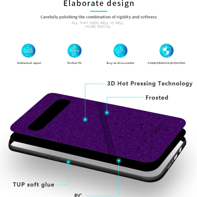 PINWUYO Full Coverage Waterproof Shockproof PC+TPU+PU Protective Case for Galaxy S10 5G(Black) - Galaxy Phone Cases by PINWUYO | Online Shopping UK | buy2fix