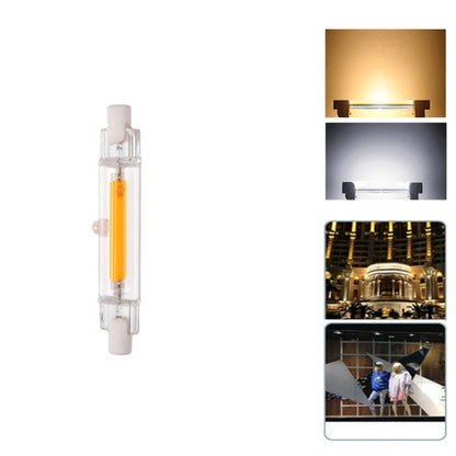 R7S 5W COB LED Lamp Bulb Glass Tube for Replace Halogen Light Spot Light,Lamp Length: 78mm, AC:110v(Cool White) - LED Blubs & Tubes by buy2fix | Online Shopping UK | buy2fix