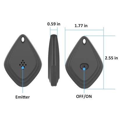 Outdoor Mosquito Repellent Portable Ultrasonic Insect Repellent Insecticide USB Charging Intelligent Frequency Conversion(Black) - Repellents by buy2fix | Online Shopping UK | buy2fix