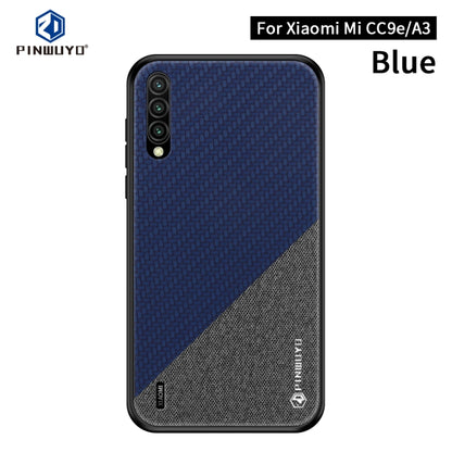 PINWUYO Honors Series Shockproof PC + TPU Protective Case for Xiaomi Mi CC9e / A3(Blue) - Xiaomi Cases by PINWUYO | Online Shopping UK | buy2fix