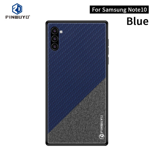 PINWUYO Honors Series Shockproof PC + TPU Protective Case for Galaxy Note10(Blue) - Galaxy Phone Cases by PINWUYO | Online Shopping UK | buy2fix