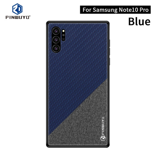 PINWUYO Honors Series Shockproof PC + TPU Protective Case for Galaxy Note10+(Blue) - Galaxy Phone Cases by PINWUYO | Online Shopping UK | buy2fix