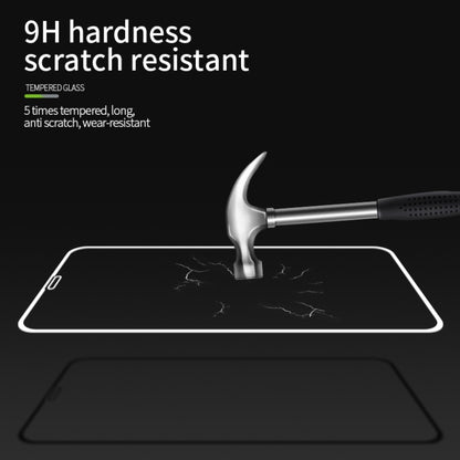 For iPhone 11 Pro Max PINWUYO 9H 2.5D Full Screen Tempered Glass Film(Black) - iPhone 11 Pro Max Tempered Glass by PINWUYO | Online Shopping UK | buy2fix