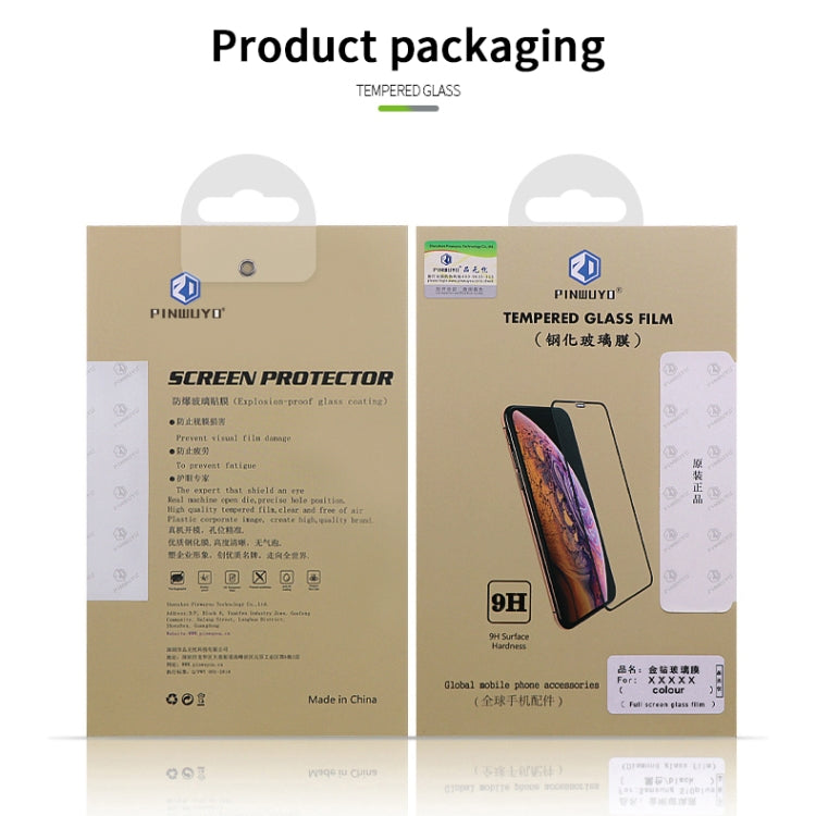 For iPhone 11 Pro Max PINWUYO 9H 2.5D Full Screen Tempered Glass Film(Rose gold) - iPhone 11 Pro Max Tempered Glass by PINWUYO | Online Shopping UK | buy2fix