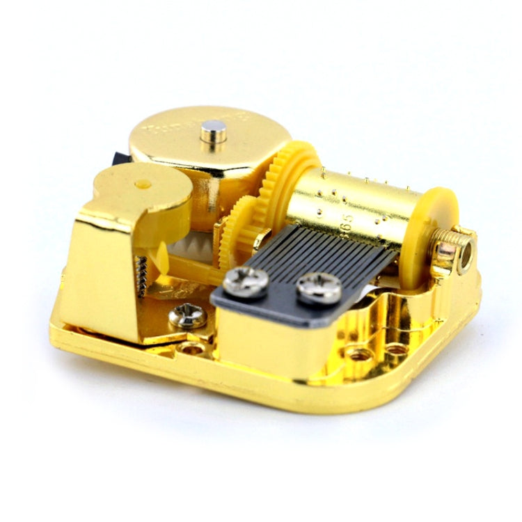 Eight-tone Gold-plated Bar Repair Parts DIY Sky City Paperback Music Box(Wonderful Grace) - Music Box by buy2fix | Online Shopping UK | buy2fix