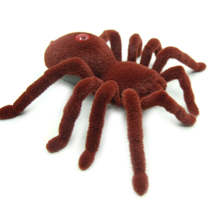 Electric Animal Toy Infrared Remote Control Simulation Spider Model(Brown) - Electronic Pets by buy2fix | Online Shopping UK | buy2fix