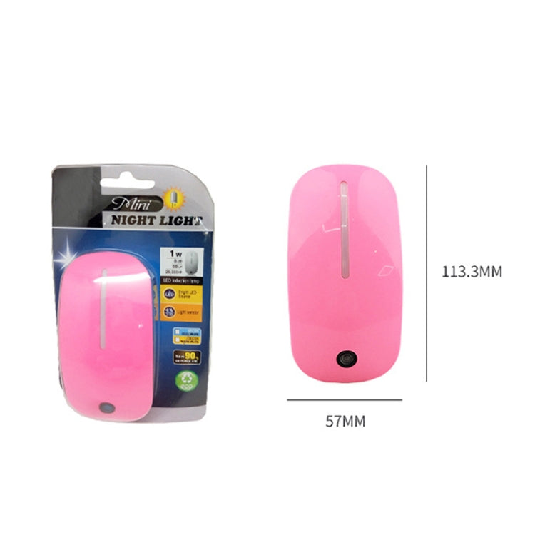 A66 Mouse Type LED Intelligent Light Control Night Light, Plug:US Plug(Yellow) - Sensor LED Lights by buy2fix | Online Shopping UK | buy2fix