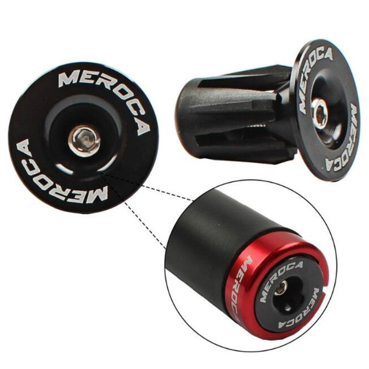 1pair MEROCA Mountain Bike Expansion Lock Bar Plug Road Bike Bicycle Bar Plug End Cover, Color: Purple - Others by MEROCA | Online Shopping UK | buy2fix