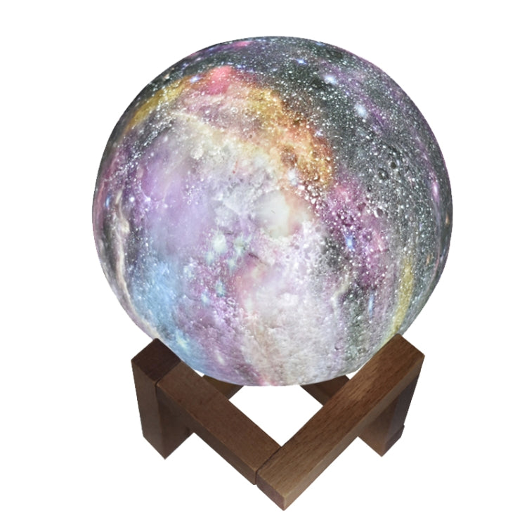 1W 3D Moon Lamp Children Gift Table Lamp Painted Starry Sky LED Night Light, Light color: 15cm Remote Control 16-colors - Night Lights by buy2fix | Online Shopping UK | buy2fix