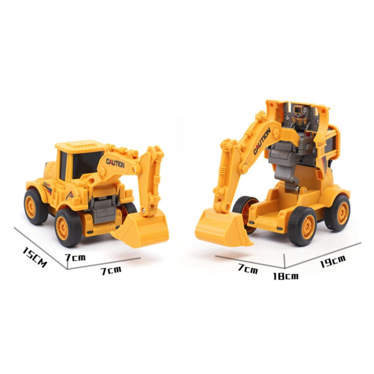 Children Educational Inertial Collision Deformation Engineering Vehicle Toy Model(Excavator) - Model Toys by buy2fix | Online Shopping UK | buy2fix