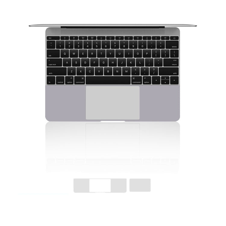 JRC 2 in 1 Laptop Palm Rest Sticker + Touchpad Film Set For MacBook Pro 16 inch A2141 (with Touch Bar)(Silver) - Protector Sticker by JRC | Online Shopping UK | buy2fix