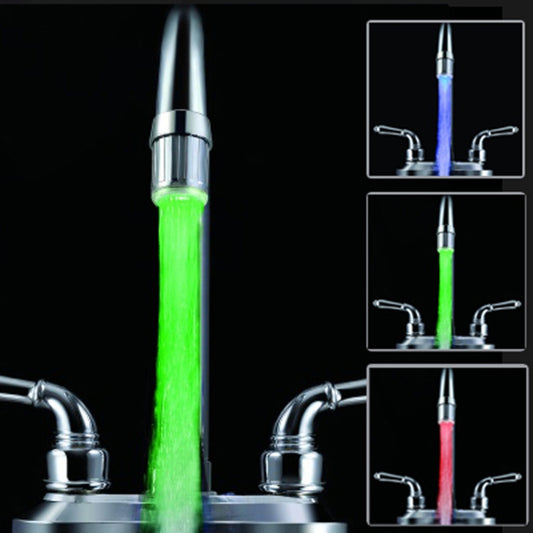 LED Faucet Color Changing Luminous Faucet, Specification: Temperature Control Three Colors - Faucets & Accessories by buy2fix | Online Shopping UK | buy2fix