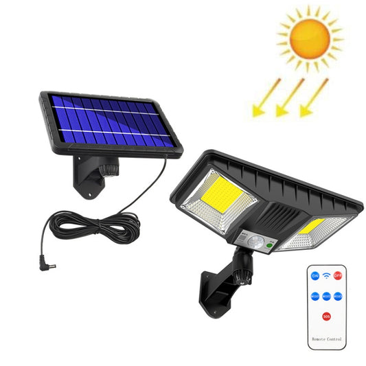 TG-TY081 LED Solar Wall Light Body Sensation Outdoor Waterproof Courtyard Lamp with Remote Control, Style: 160 COB Splitable - Solar Lights by buy2fix | Online Shopping UK | buy2fix