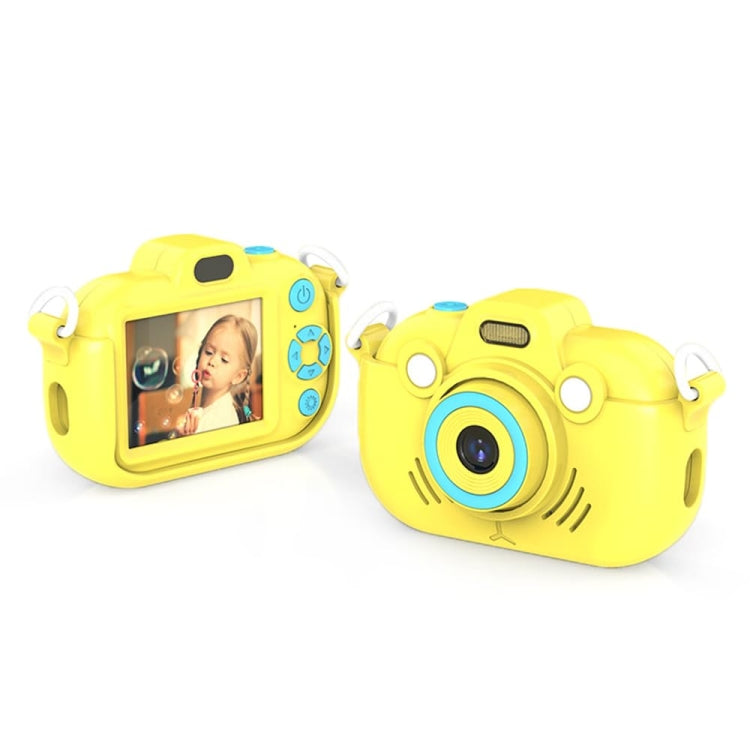 DC502 2.4-Inch 16X Zoom 2.7K Video Recording Children Digital Camera, Color: Yellow + 32G(EU Plug) - Children Cameras by buy2fix | Online Shopping UK | buy2fix