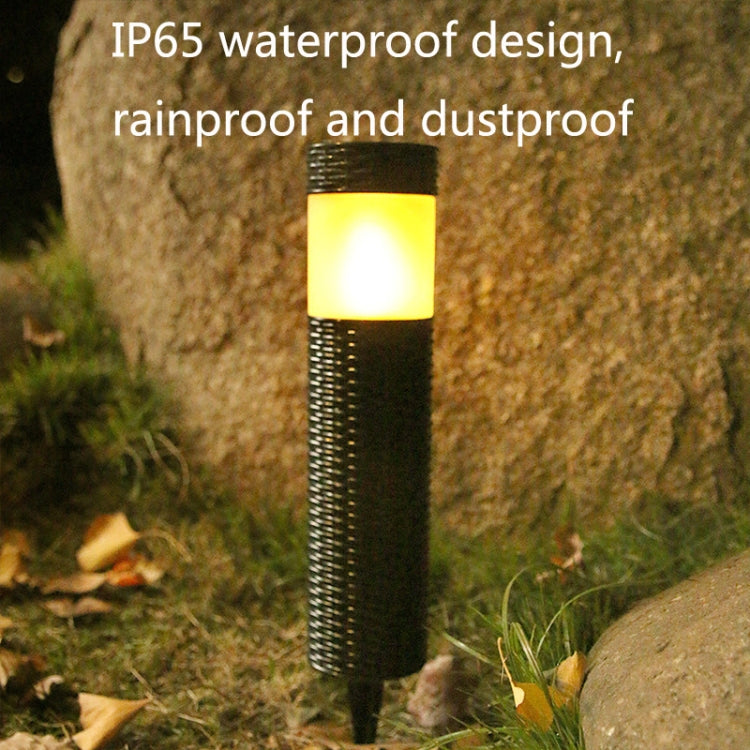 Solar LED Outdoor Waterproof Cylinder Lawn Light, Style: White Light - Solar Lights by buy2fix | Online Shopping UK | buy2fix