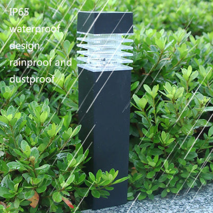 Solar Waterproof Outdoor Landscape Square Column Lawn Light(White Light) - Solar Lights by buy2fix | Online Shopping UK | buy2fix