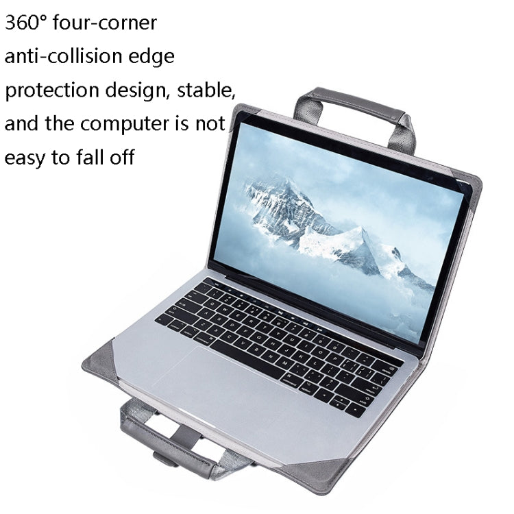 Book Style Laptop Protective Case Handbag For Macbook 16 inch(Camel + Power Bag) - Protective Bags by buy2fix | Online Shopping UK | buy2fix