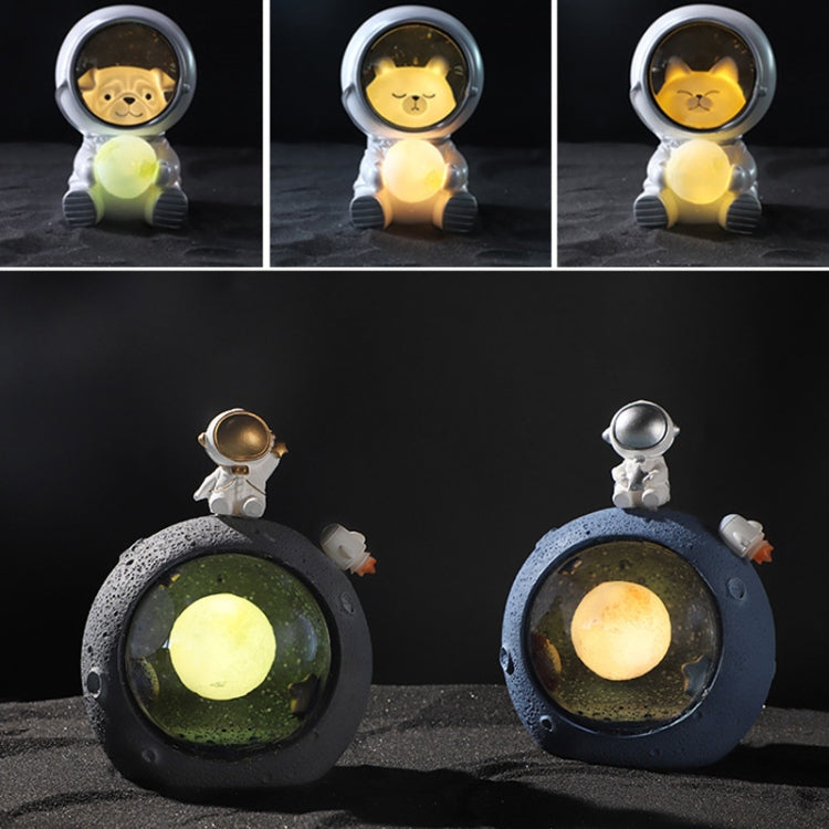 W1153 Resin Planet Night Light Home Decorations, Style: Kitten Astronaut - Night Lights by buy2fix | Online Shopping UK | buy2fix